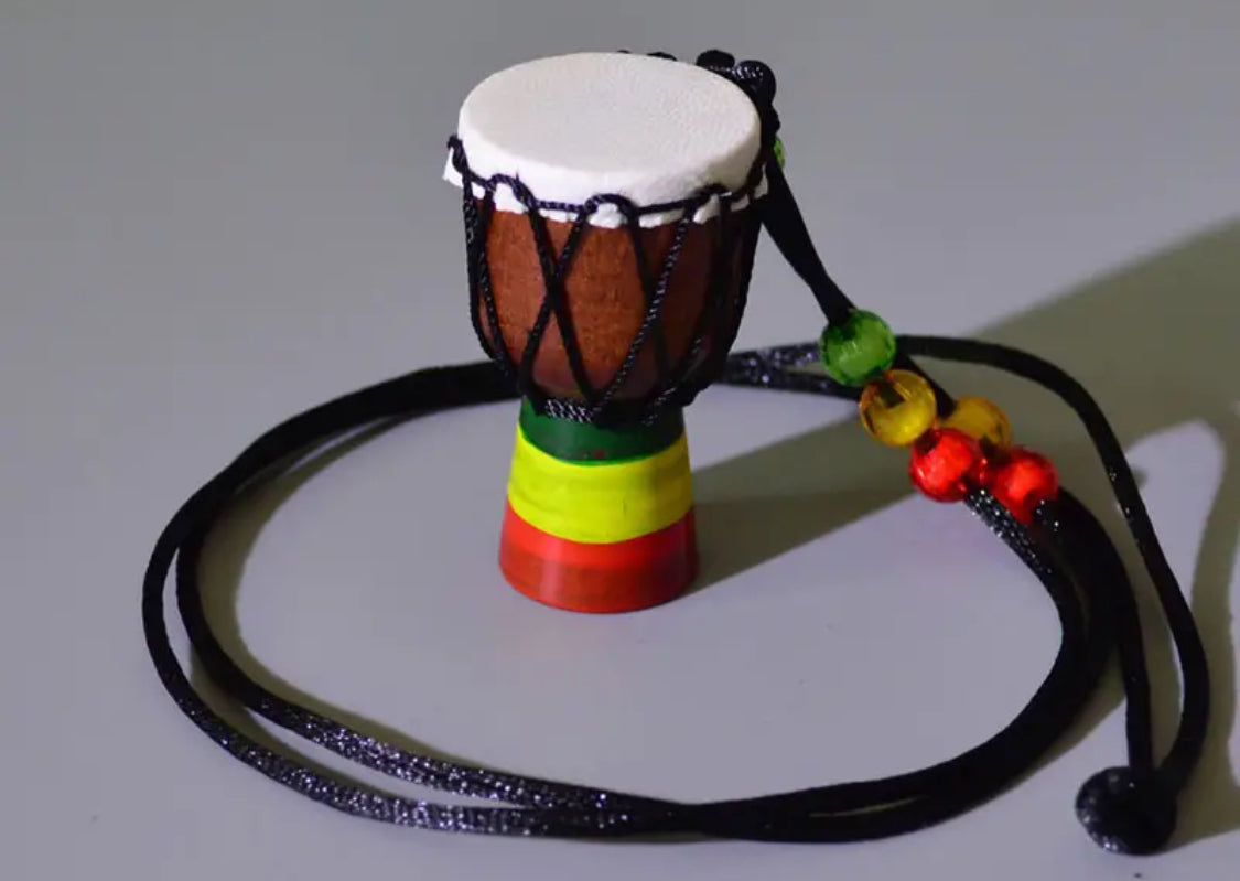 Traditional African Drum necklace