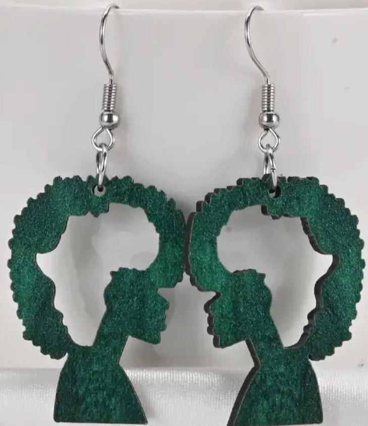 Afro Earrings