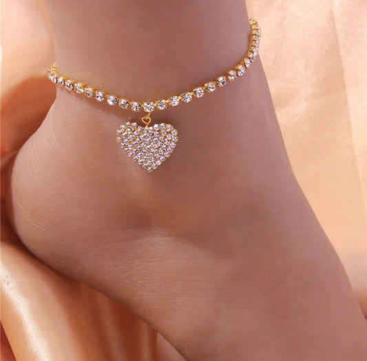 Heart Anklet